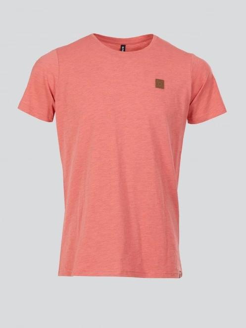 tricou cu maneci scurte pt. barbati Fundango Jaggy Structured T-shirt roz 7