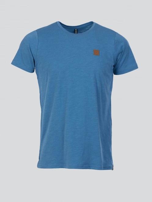 tricou cu maneci scurte pt. barbati Fundango Jaggy Structured T-shirt albastru 7