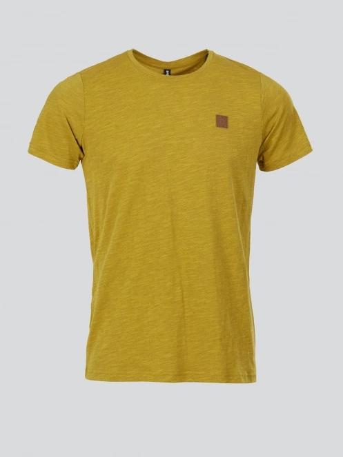 tricou cu maneci scurte pt. barbati Fundango Jaggy Structured T-shirt oliv 7