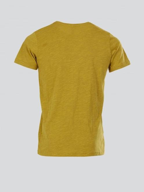 tricou cu maneci scurte pt. barbati Fundango Jaggy Structured T-shirt oliv 8