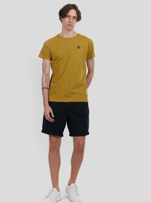tricou cu maneci scurte pt. barbati Fundango Jaggy Structured T-shirt oliv 4