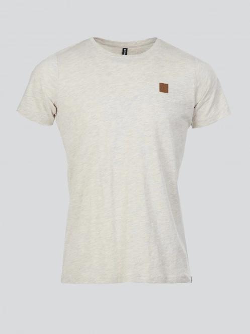 tricou cu maneci scurte pt. barbati Fundango Jaggy Structured T-shirt nisip 7