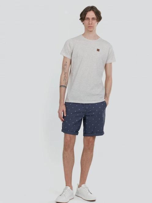 tricou cu maneci scurte pt. barbati Fundango Jaggy Structured T-shirt nisip 4
