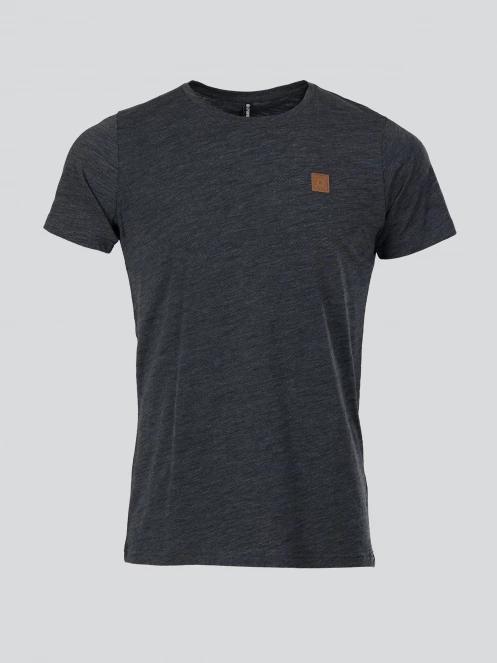 tricou cu maneci scurte pt. barbati Fundango Jaggy Structured T-shirt negru 8