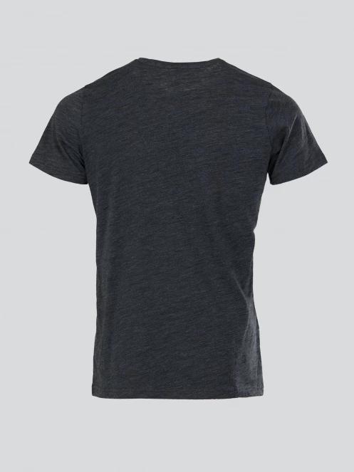tricou cu maneci scurte pt. barbati Fundango Jaggy Structured T-shirt negru 9