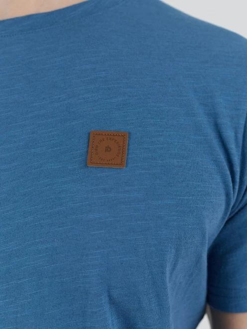 tricou cu maneci scurte pt. barbati Fundango Jaggy Structured T-shirt albastru 5