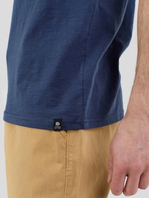 tricou cu maneci scurte pt. barbati Fundango Jaggy Structured T-shirt albastru inchis 7