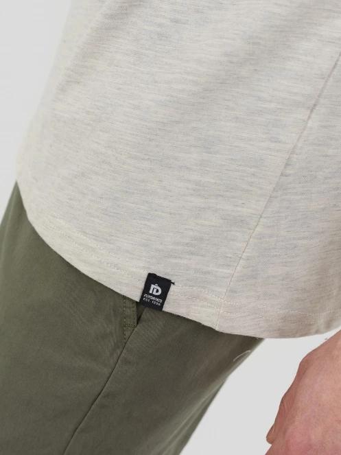 tricou cu maneci scurte pt. barbati Fundango Jaggy Structured T-shirt nisip 7