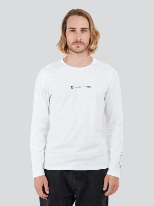 tricou cu maneci lungi pt. barbati Fundango Long-T Longsleeve T-shirt alb 2