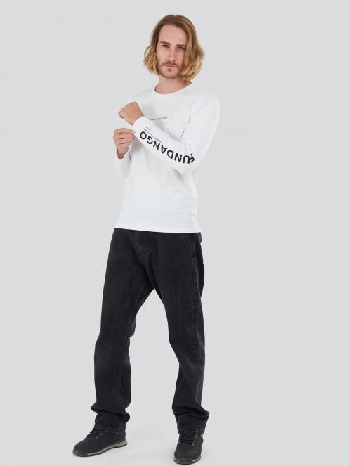 tricou cu maneci lungi pt. barbati Fundango Long-T Longsleeve T-shirt alb 4