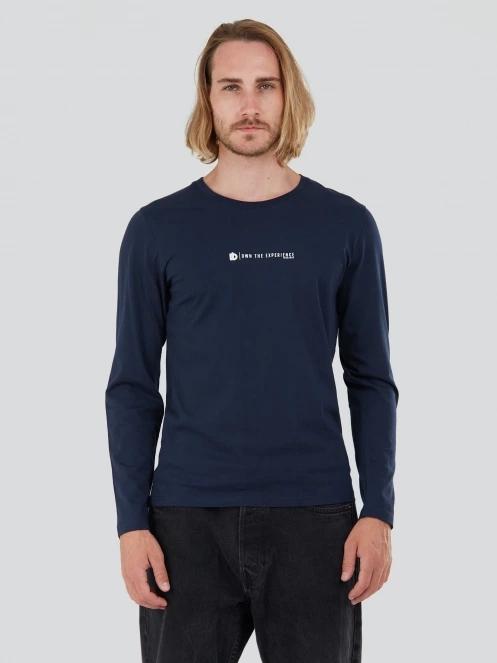 tricou cu maneci lungi pt. barbati Fundango Long-T Longsleeve T-shirt albastru inchis 2