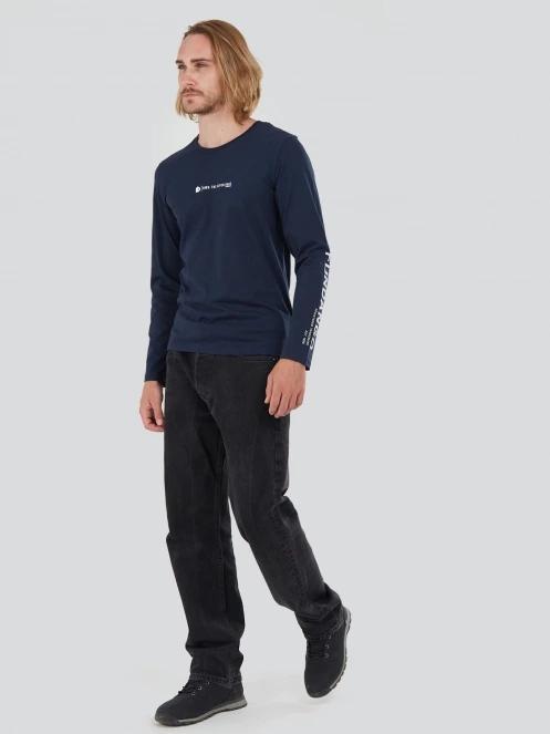 tricou cu maneci lungi pt. barbati Fundango Long-T Longsleeve T-shirt albastru inchis 4