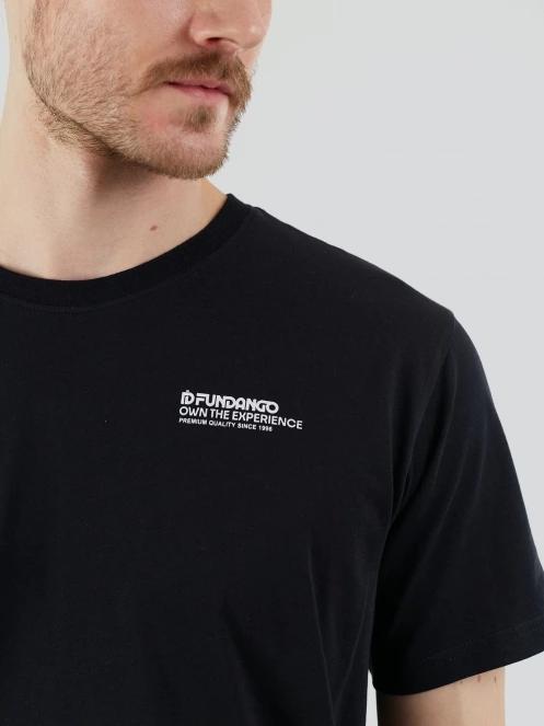 tricou cu maneci scurte pt. barbati Fundango Compass Graphic-T negru 7
