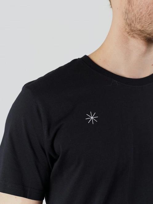 tricou cu maneci scurte pt. barbati Fundango Compass Graphic-T negru 8