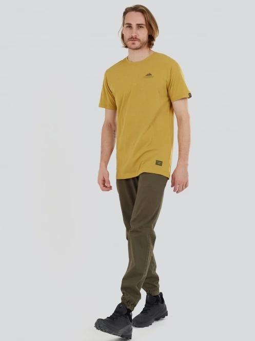tricou cu maneci scurte pt. barbati Fundango Round Graphic-T oliv 4