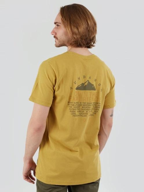 tricou cu maneci scurte pt. barbati Fundango Round Graphic-T oliv 9