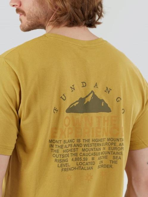 tricou cu maneci scurte pt. barbati Fundango Round Graphic-T oliv 10