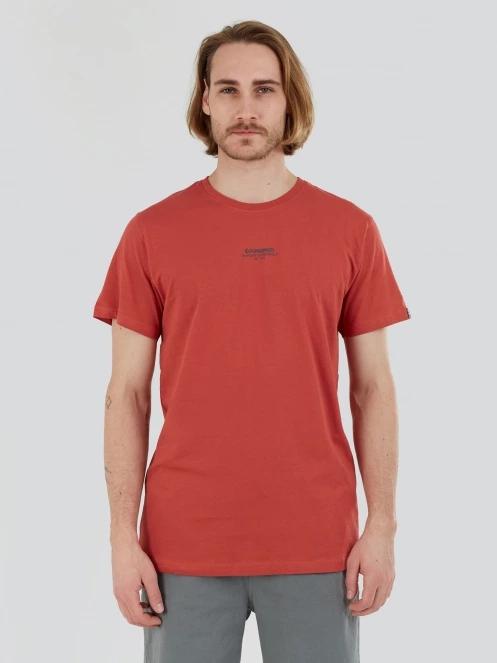 tricou cu maneci scurte pt. barbati Fundango Peak Graphic-T rosu 2