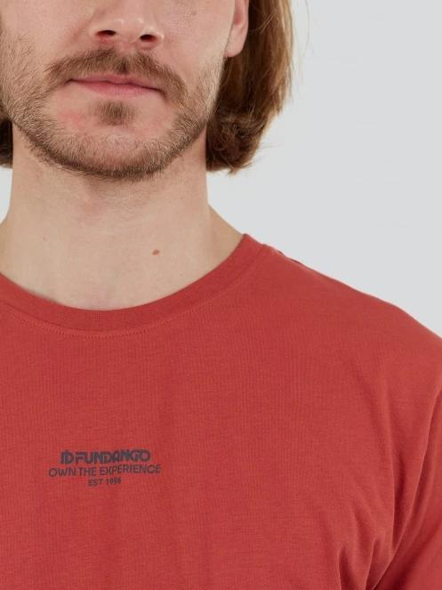 tricou cu maneci scurte pt. barbati Fundango Peak Graphic-T rosu 8