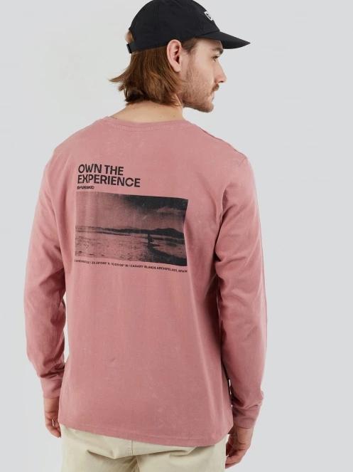 tricou cu maneci lungi pt. barbati Fundango Surfer Graphic-T roz 2