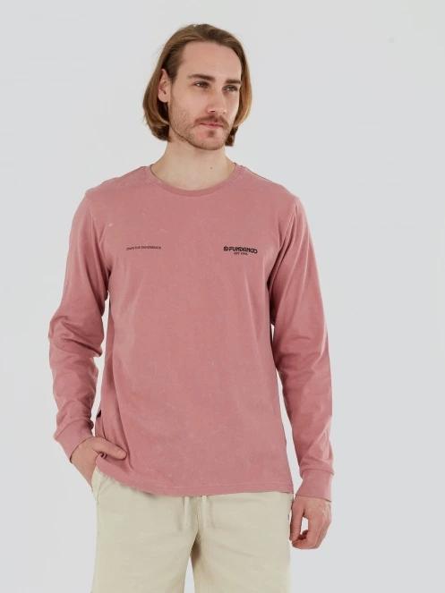tricou cu maneci lungi pt. barbati Fundango Surfer Graphic-T roz 3