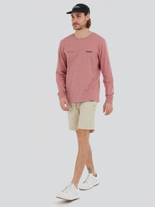 tricou cu maneci lungi pt. barbati Fundango Surfer Graphic-T roz 4
