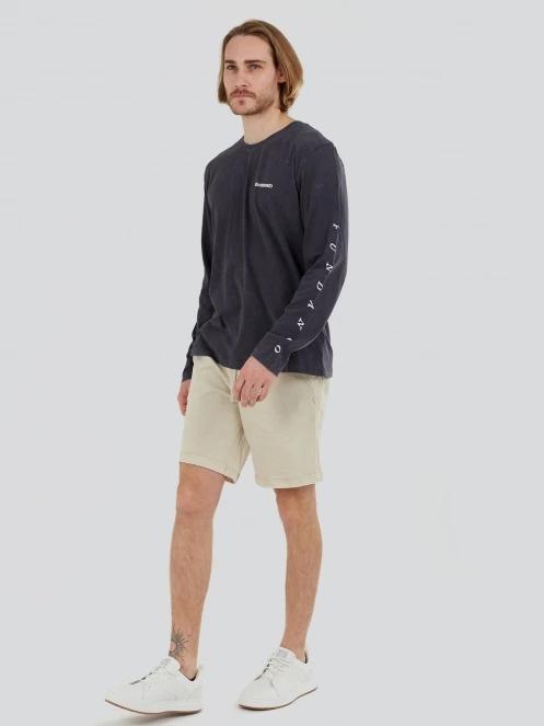tricou cu maneci lungi pt. barbati Fundango Essential Graphic Long-T negru 4