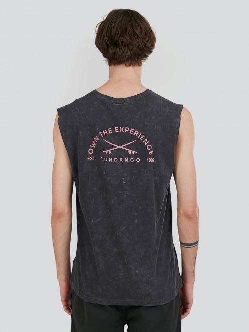 maiou pt. barbati Fundango Alon Surf Tank-T negru 3