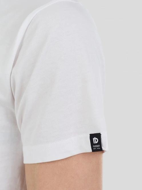 tricou cu maneci scurte pt. barbati Fundango Vital Graphic-T alb 7