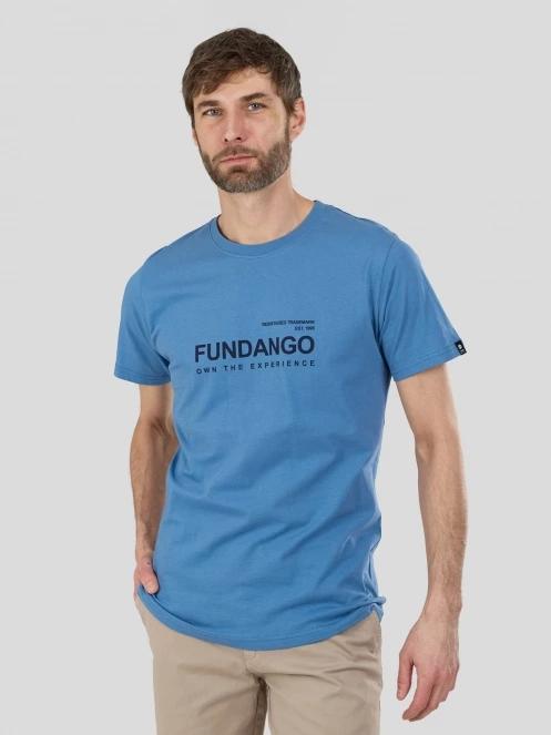 tricou cu maneci scurte pt. barbati Fundango Vital Graphic-T albastru 5