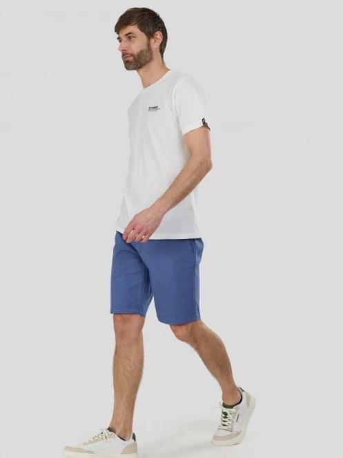 tricou cu maneci scurte pt. barbati Fundango Breaker Graphic-T alb 5