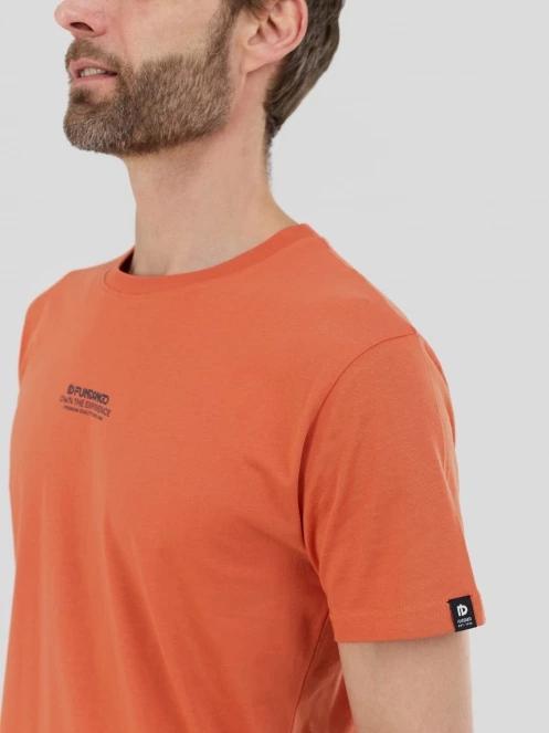 tricou cu maneci scurte pt. barbati Fundango Montes Graphic-T rosu 7