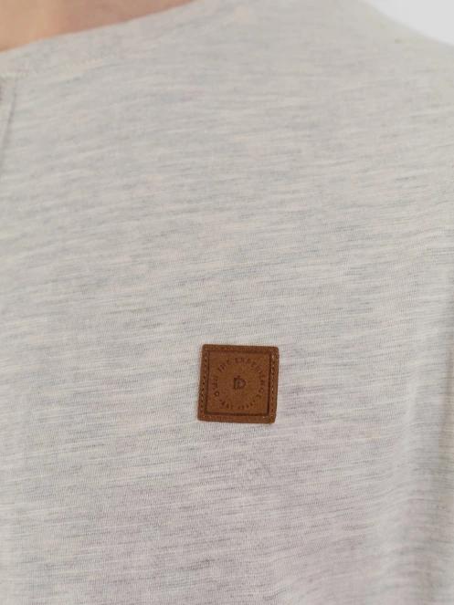 tricou cu maneci scurte pt. barbati Fundango Phase Henley T-shirt nisip 7