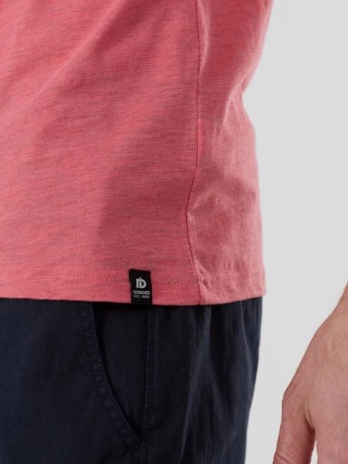 tricou cu maneci scurte pt. barbati Fundango Jaggy II Structured T-shirt roz 6