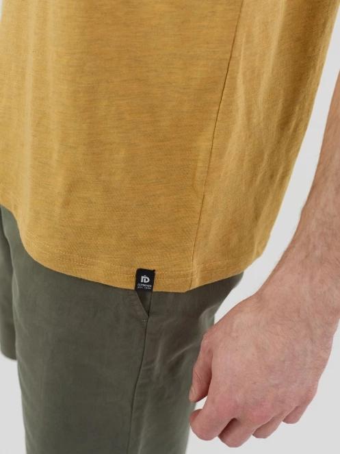 tricou cu maneci scurte pt. barbati Fundango Jaggy II Structured T-shirt galben 7