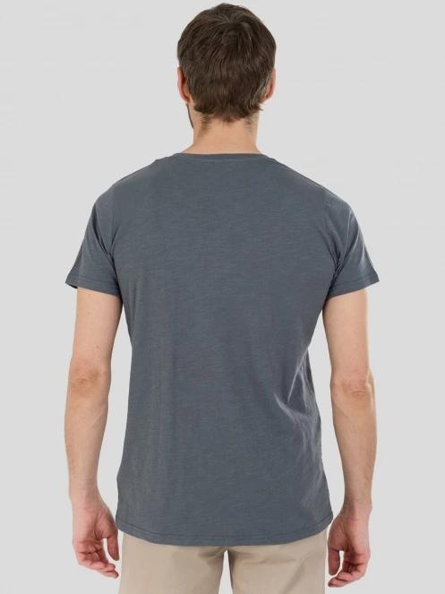 tricou cu maneci scurte pt. barbati Fundango Jaggy II Structured T-shirt gri 3