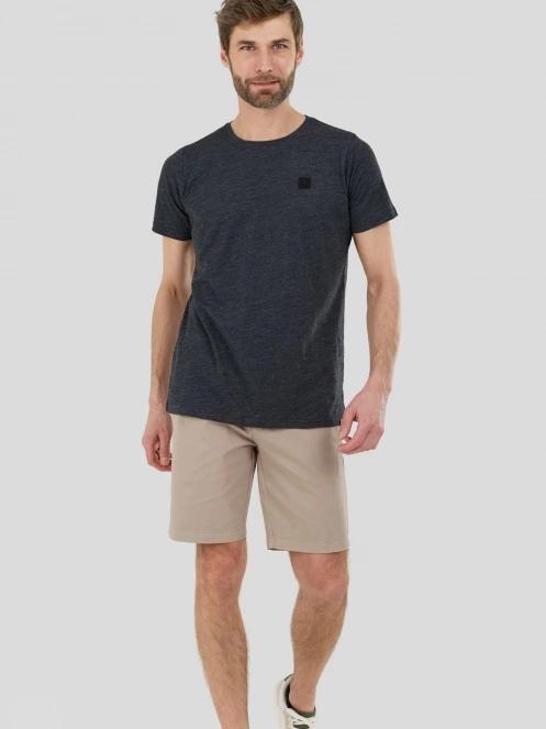 tricou cu maneci scurte pt. barbati Fundango Jaggy II Structured T-shirt negru 5