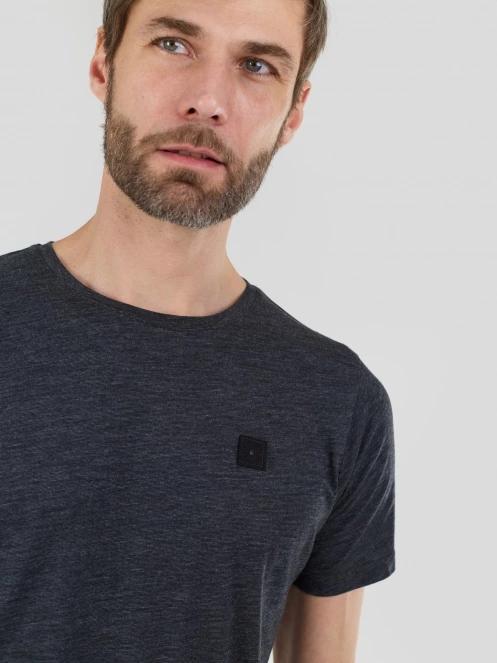 tricou cu maneci scurte pt. barbati Fundango Jaggy II Structured T-shirt negru 6