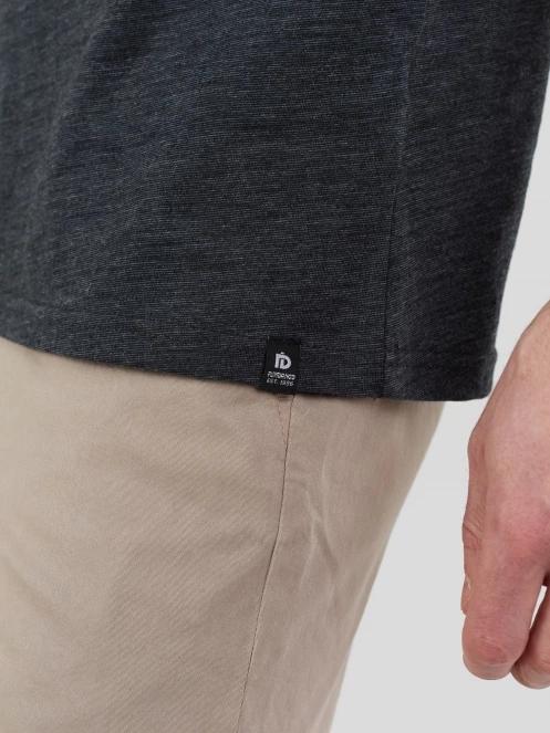 tricou cu maneci scurte pt. barbati Fundango Jaggy II Structured T-shirt negru 7