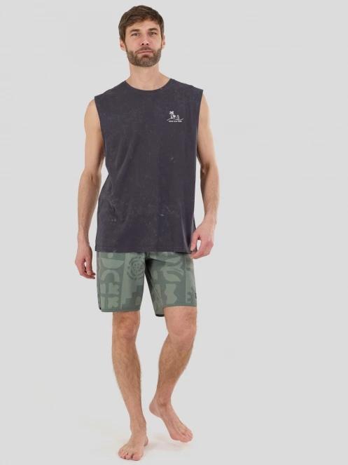 maiou pt. barbati Fundango Alon II Surf Tank-T negru 4