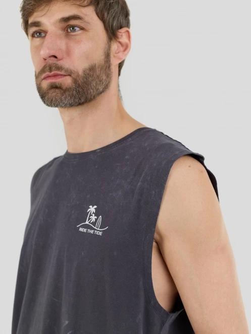 maiou pt. barbati Fundango Alon II Surf Tank-T negru 8
