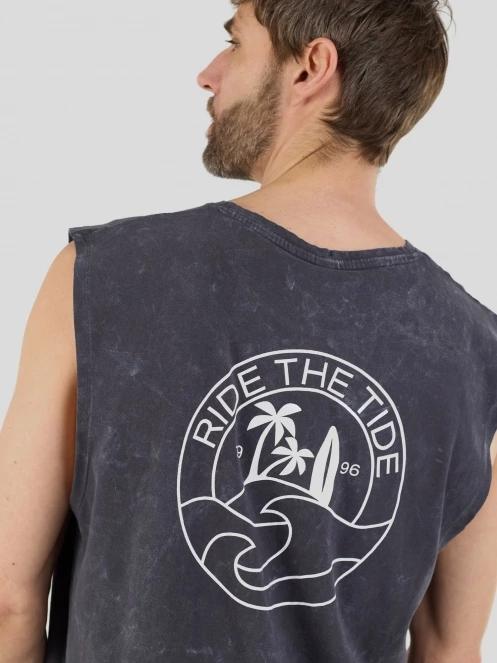 maiou pt. barbati Fundango Alon II Surf Tank-T negru 9