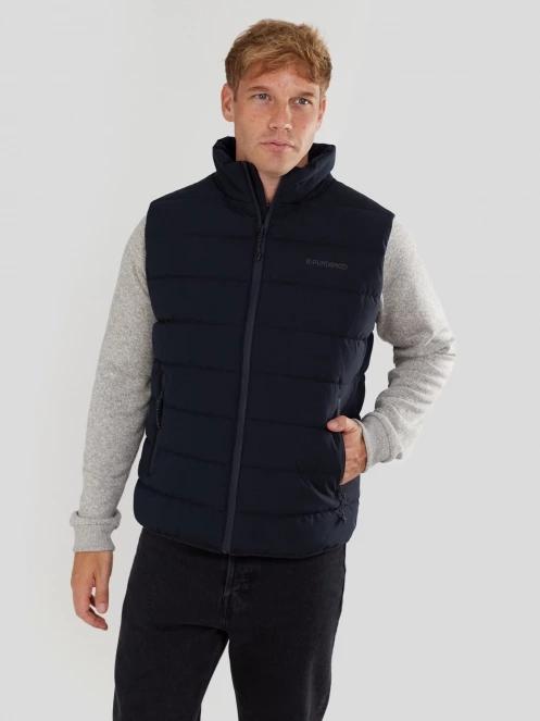 vesta pt. barbati Fundango Vance Padded Vest albastru inchis 5