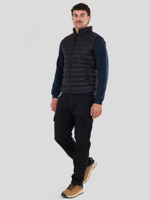 vesta pt. barbati Fundango Flint Padded Vest negru 4