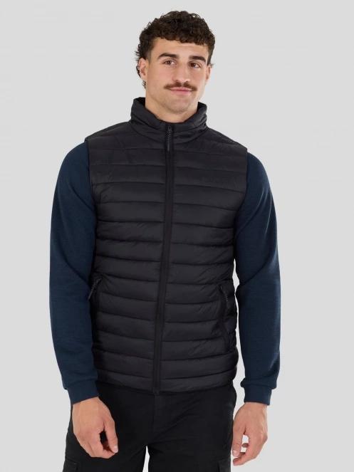 vesta pt. barbati Fundango Flint Padded Vest negru 5