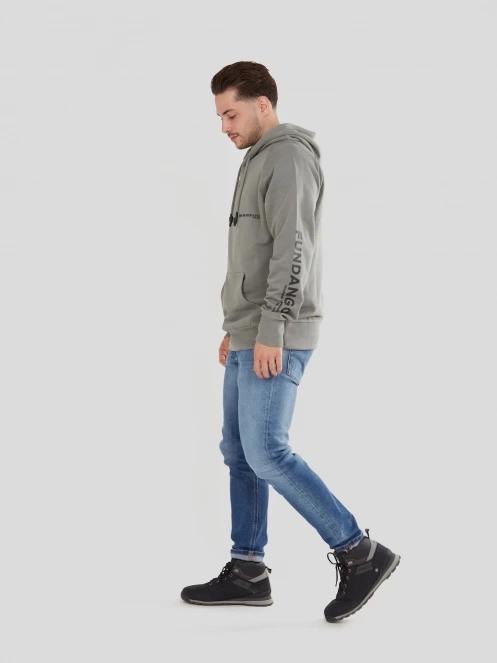 pulover pt. barbati Fundango Talis Hooded Sweatshirt verde 4