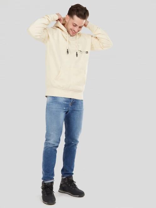 pulover pt. barbati Fundango Talis Hooded Sweatshirt nisip 4