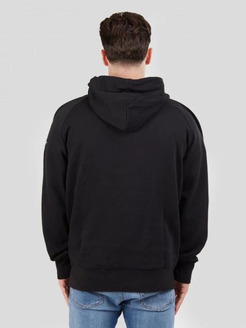 pulover pt. barbati Fundango Talis Hooded Sweatshirt negru 3