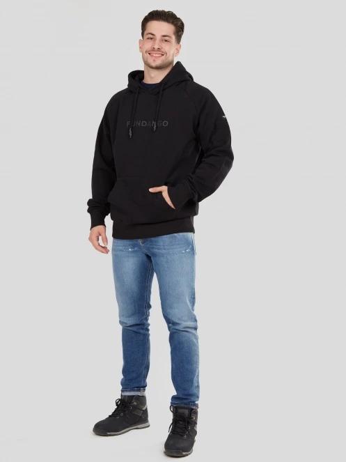 pulover pt. barbati Fundango Talis Hooded Sweatshirt negru 4