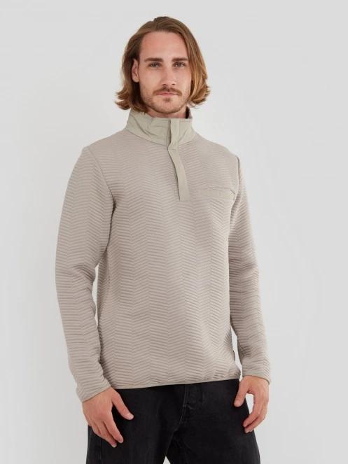 pulover pt. barbati Fundango Vertigo Sweatshirt gri 2